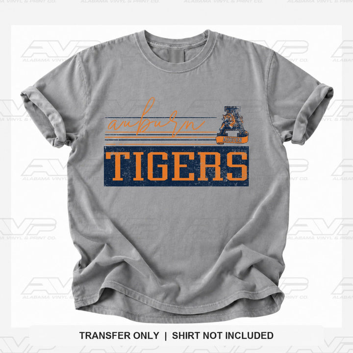 Auburn Retro Vibes Alabama Vinyl