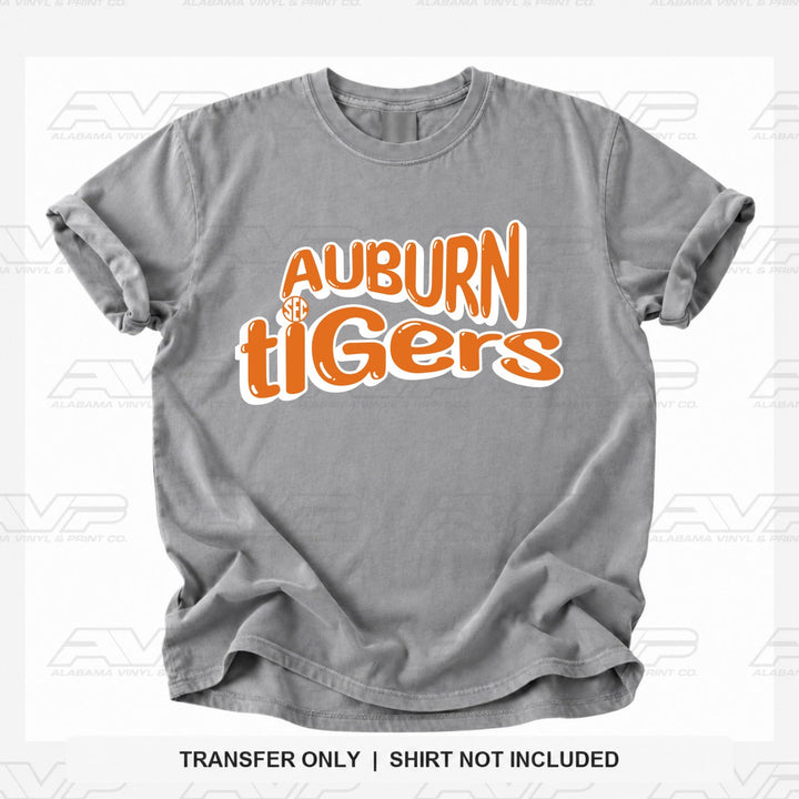 Auburn SEC Fun & Funky Alabama Vinyl