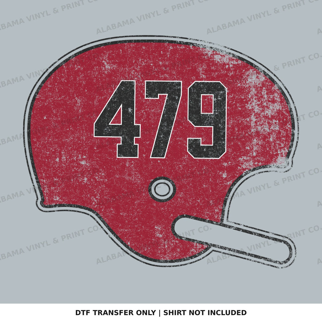 Arkansas 479 FB Helmet Alabama Vinyl