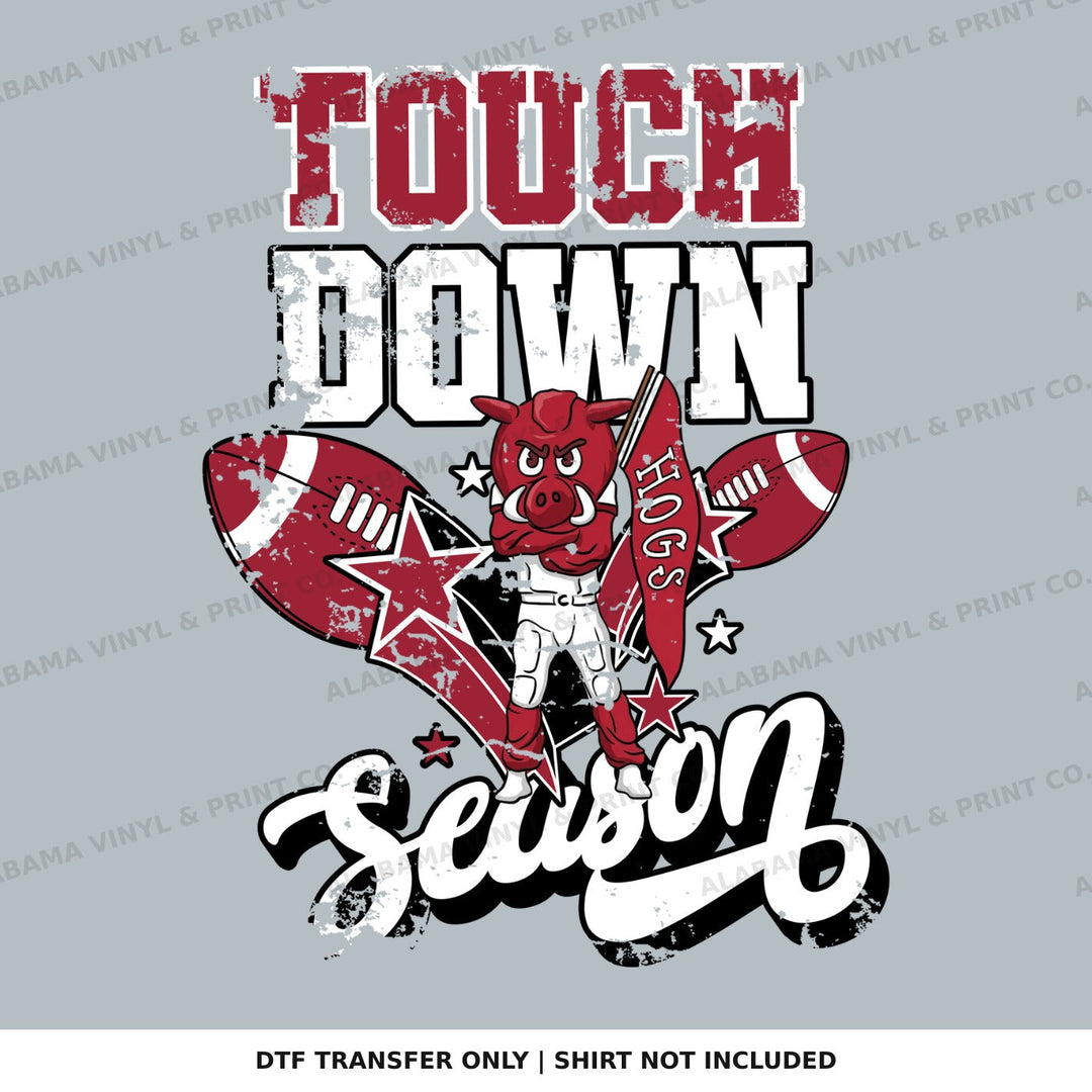 Arkansas AR TD Season Alabama Vinyl