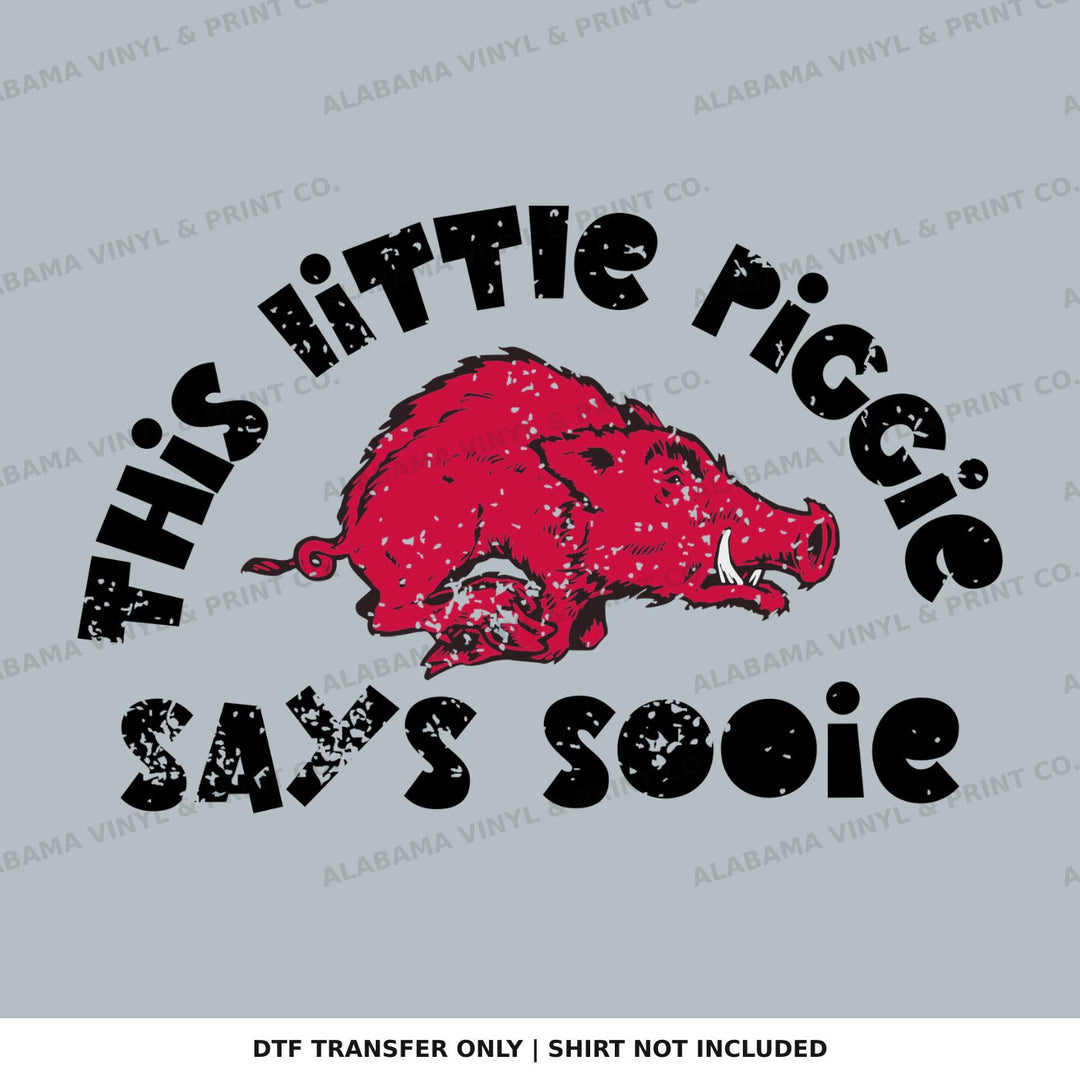 Arkansas - This Little Piggie Says Sooie Alabama Vinyl