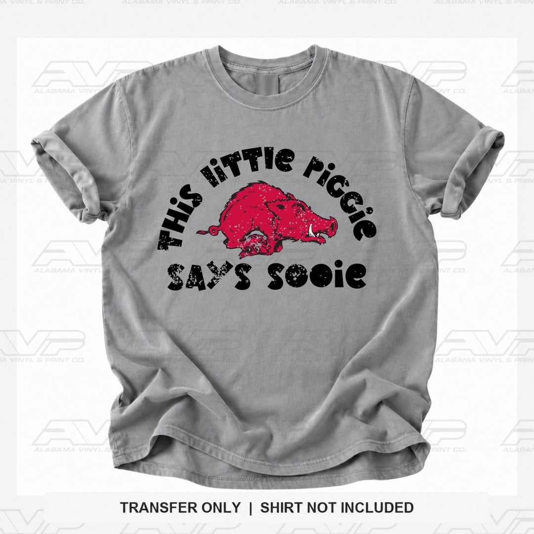 Arkansas - This Little Piggie Says Sooie Alabama Vinyl