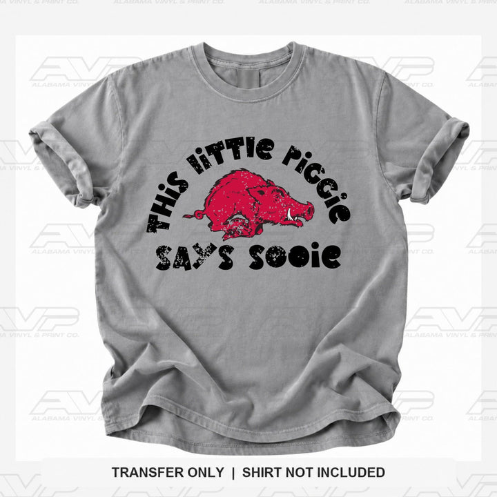 Arkansas - This Little Piggie Says Sooie Alabama Vinyl