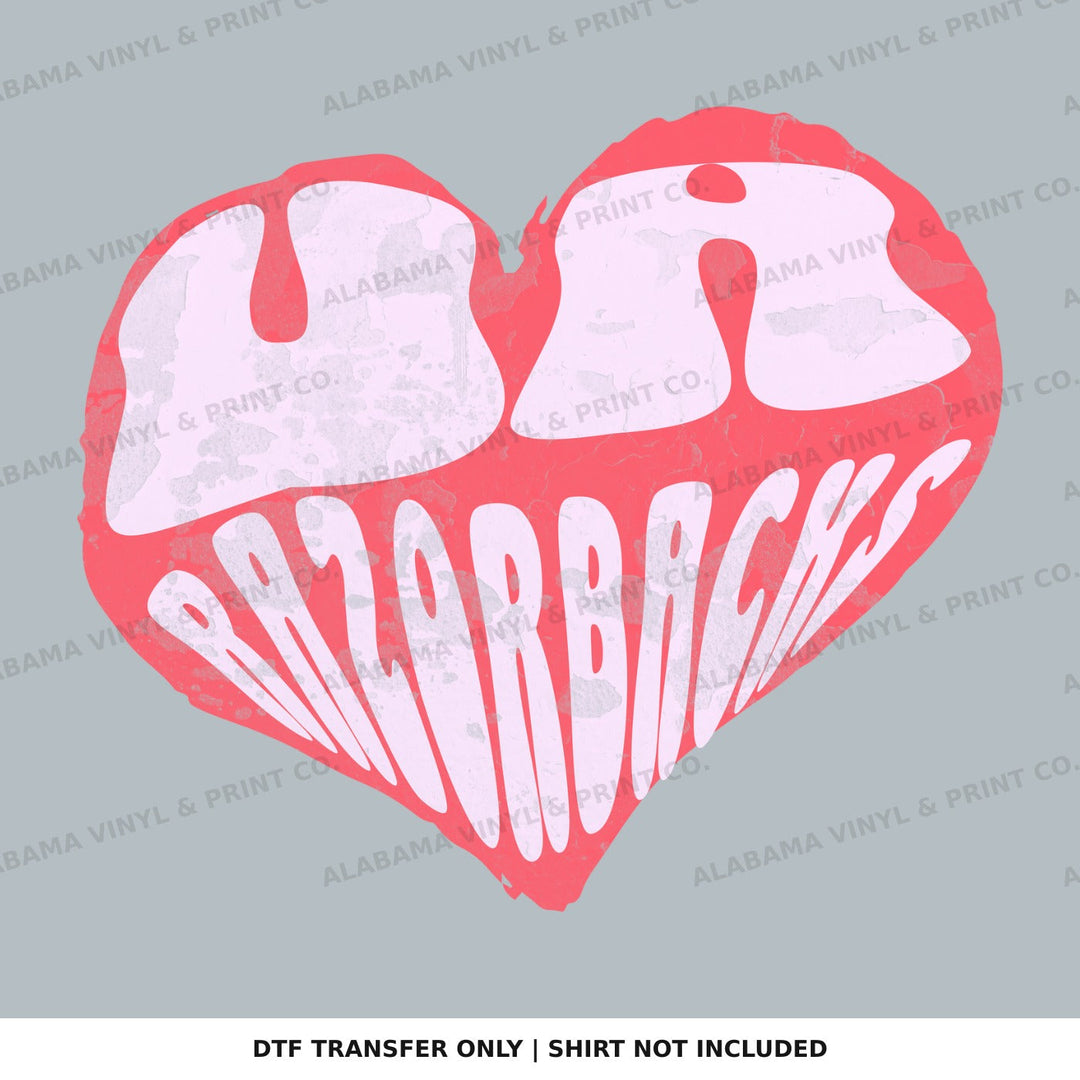 Arkansas - UA Razorbacks Heart Alabama Vinyl
