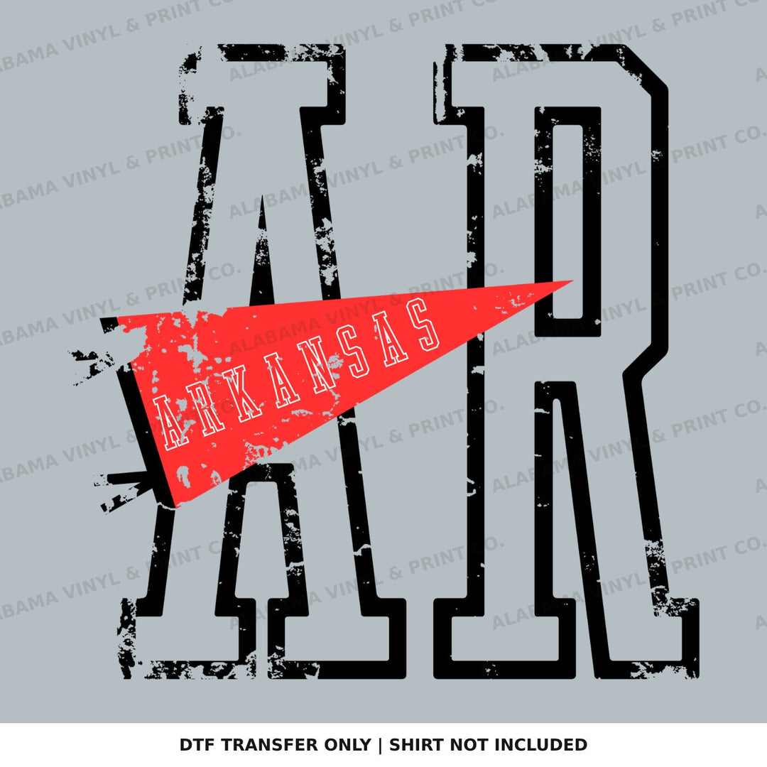 Arkansas AR Skinny Pennant Alabama Vinyl
