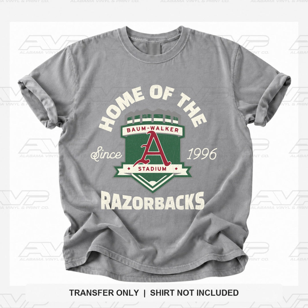 Arkansas Baum Walker Stadium Alabama Vinyl