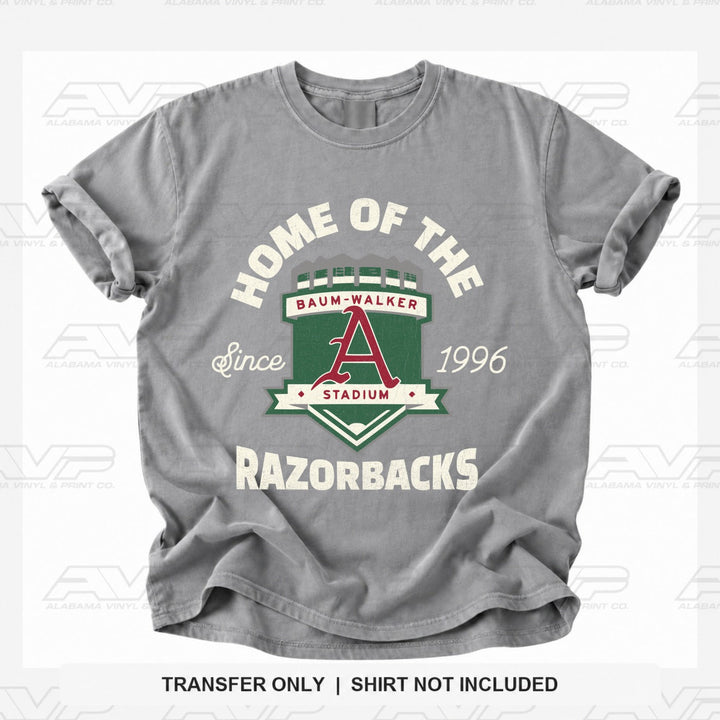 Arkansas Baum Walker Stadium Alabama Vinyl