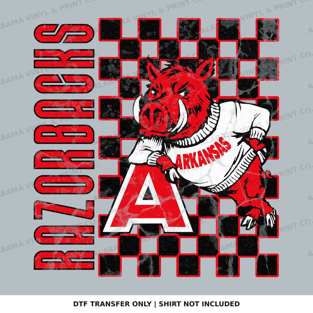 Arkansas Checkboard Alabama Vinyl