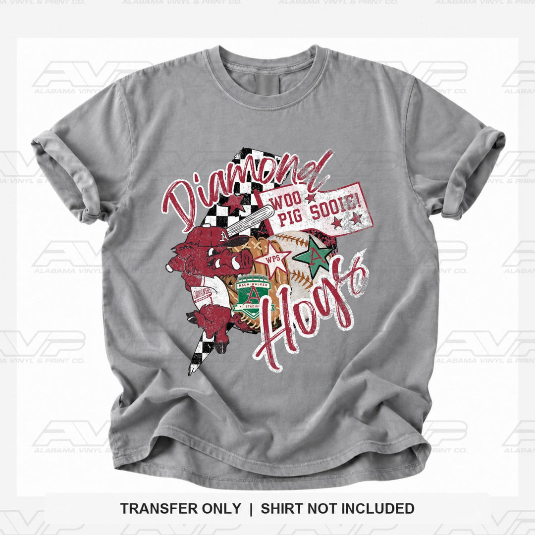 Arkansas Diamond Hogs Alabama Vinyl