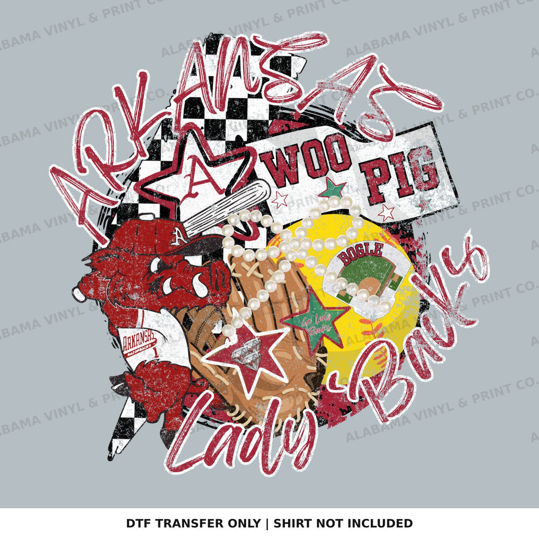 Arkansas Lady Backs Softball Alabama Vinyl