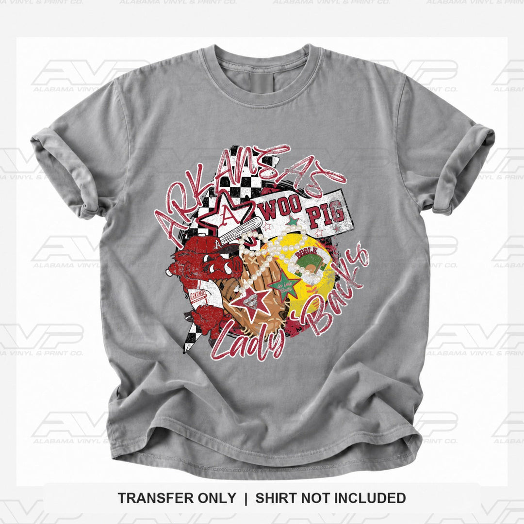 Arkansas Lady Backs Softball Alabama Vinyl