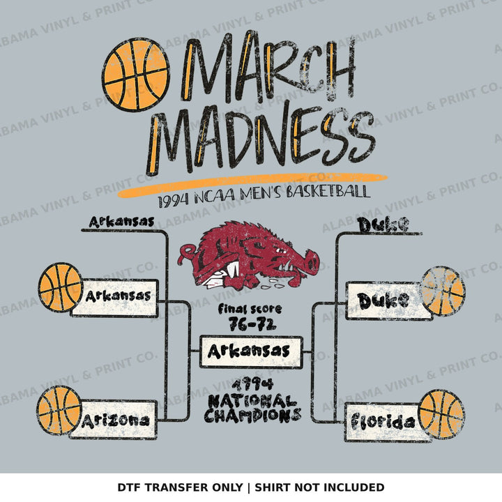 Arkansas MM Bracket Alabama Vinyl
