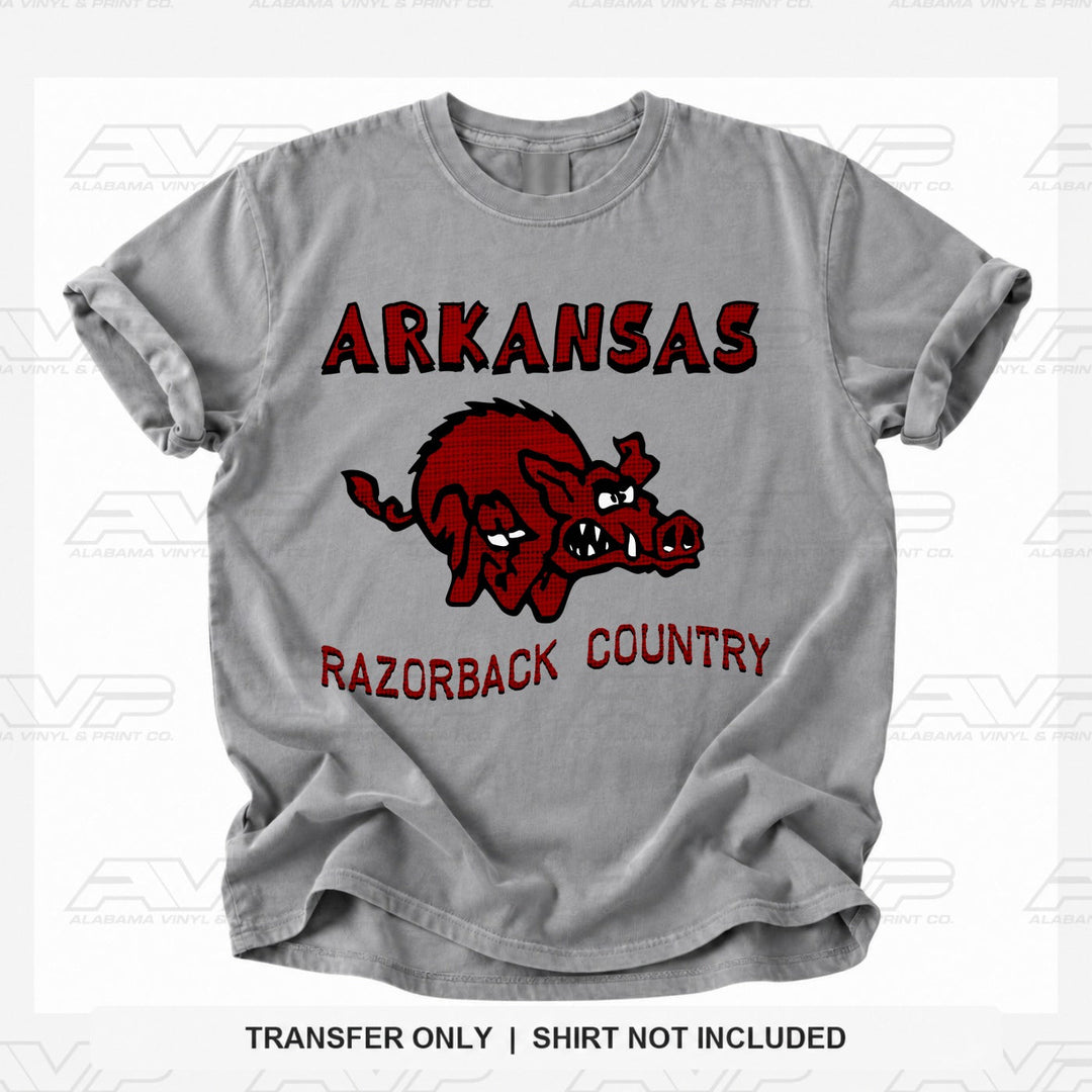 Arkansas Razorback Country Alabama Vinyl