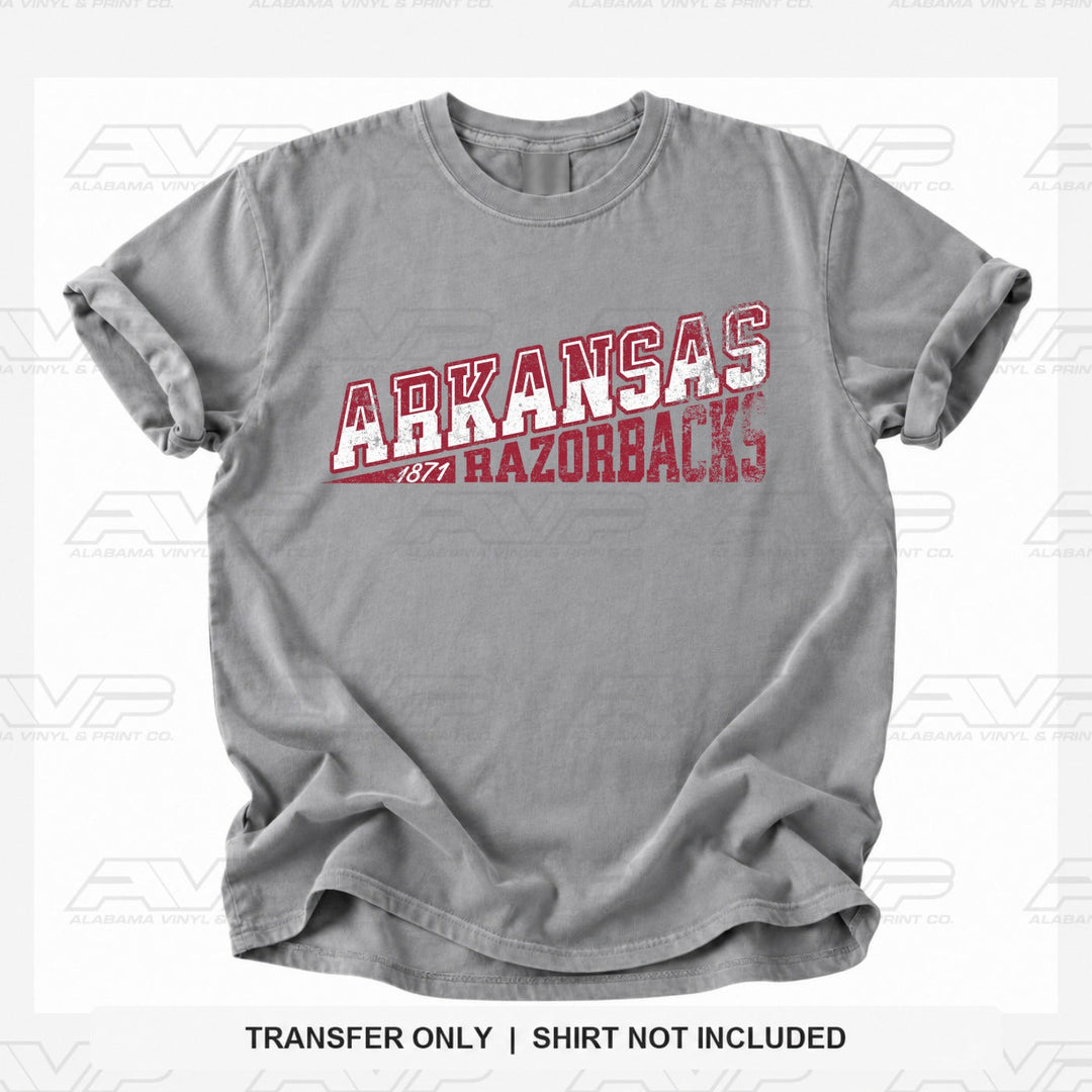 Arkansas Razorbacks 1871 Alabama Vinyl