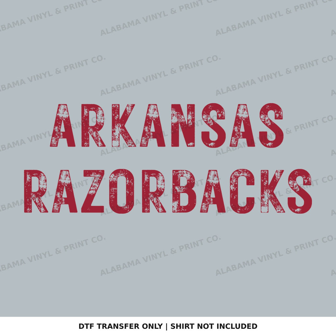 Arkansas Razorbacks 2 Alabama Vinyl