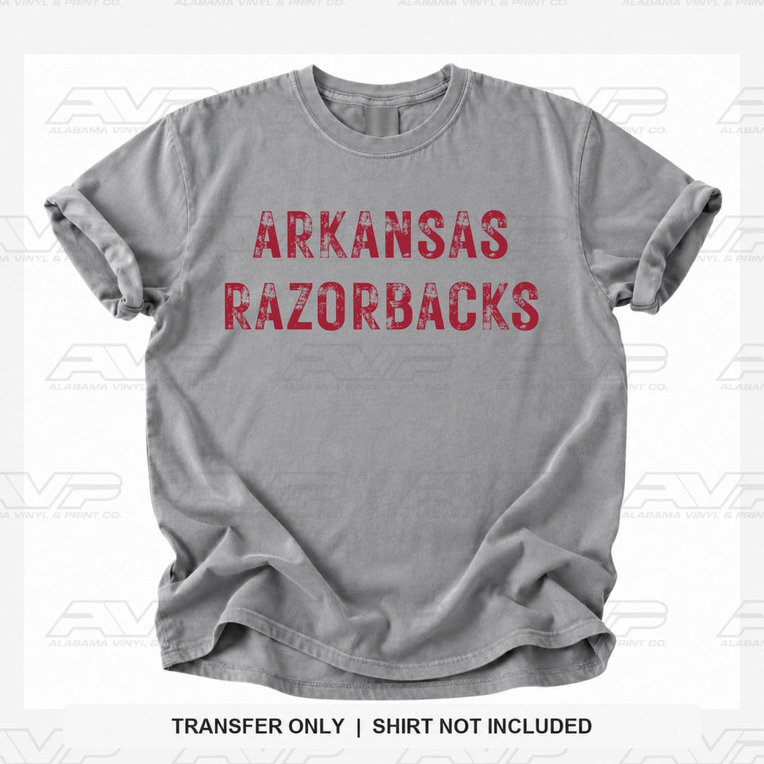 Arkansas Razorbacks 2 Alabama Vinyl
