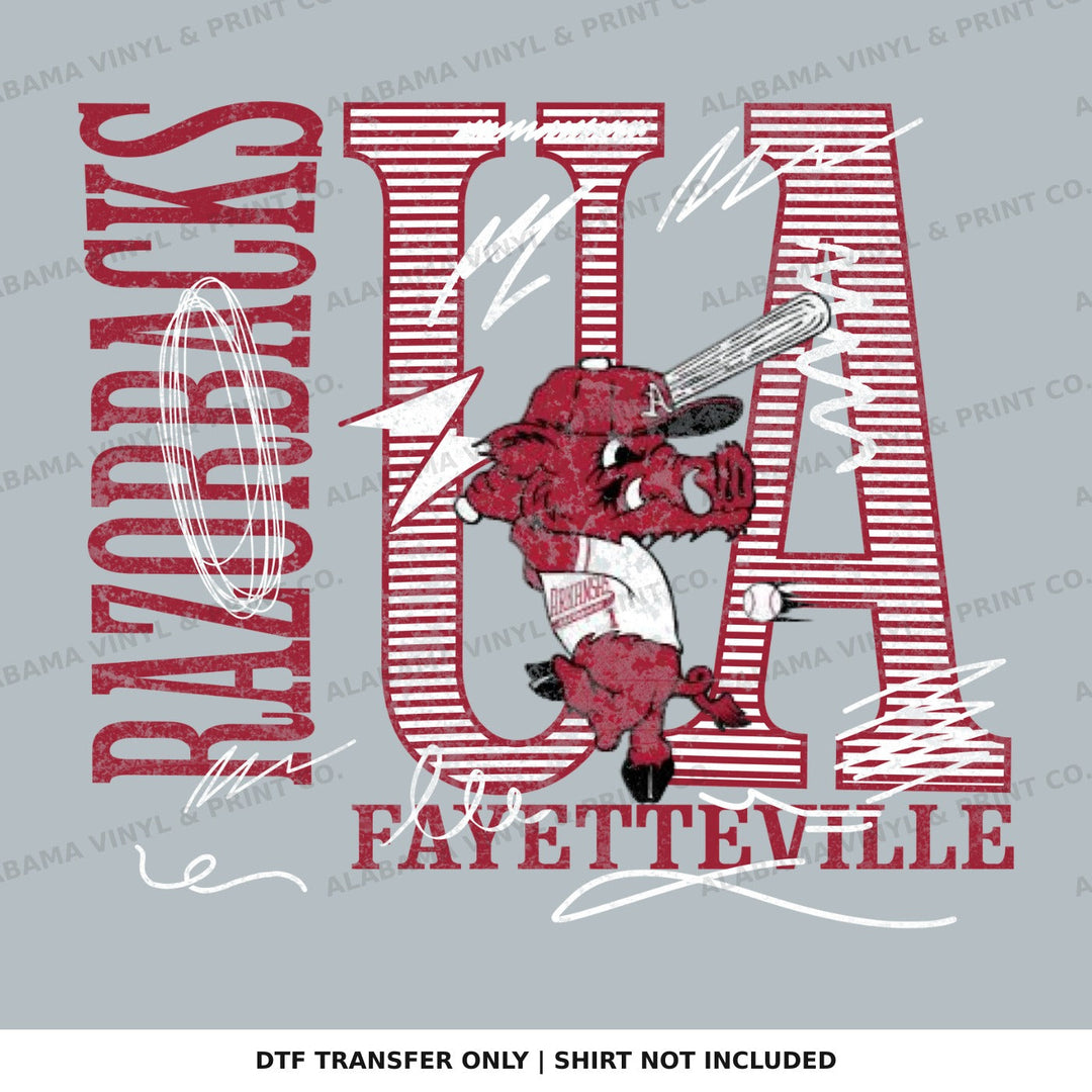 Arkansas Razorbacks Fayetteville Alabama Vinyl