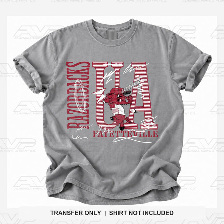 Arkansas Razorbacks Fayetteville Alabama Vinyl