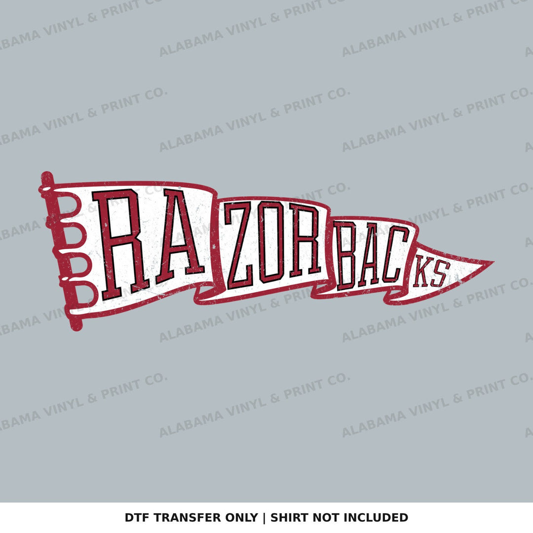 Arkansas Razorbacks Pennant 2 Alabama Vinyl
