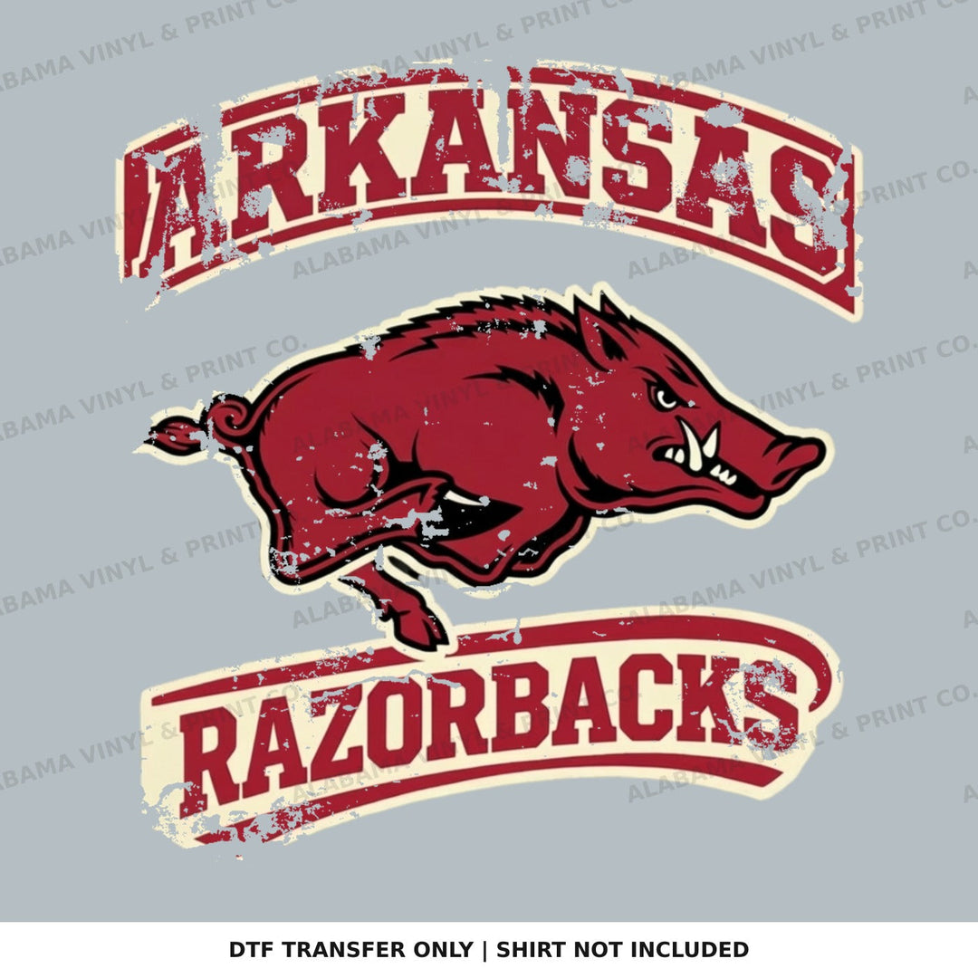 Arkansas Razorbacks Vintage Alabama Vinyl