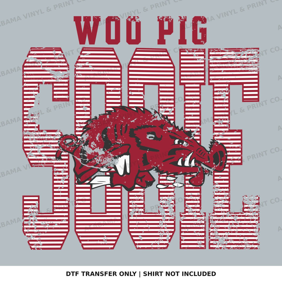 Arkansas Stripes Alabama Vinyl