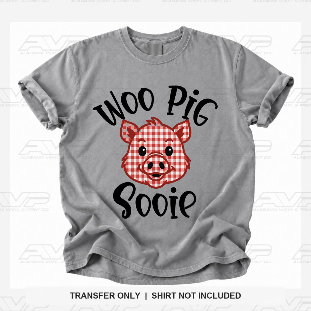 Arkansas Woo Pig Sooie Pig Face Alabama Vinyl