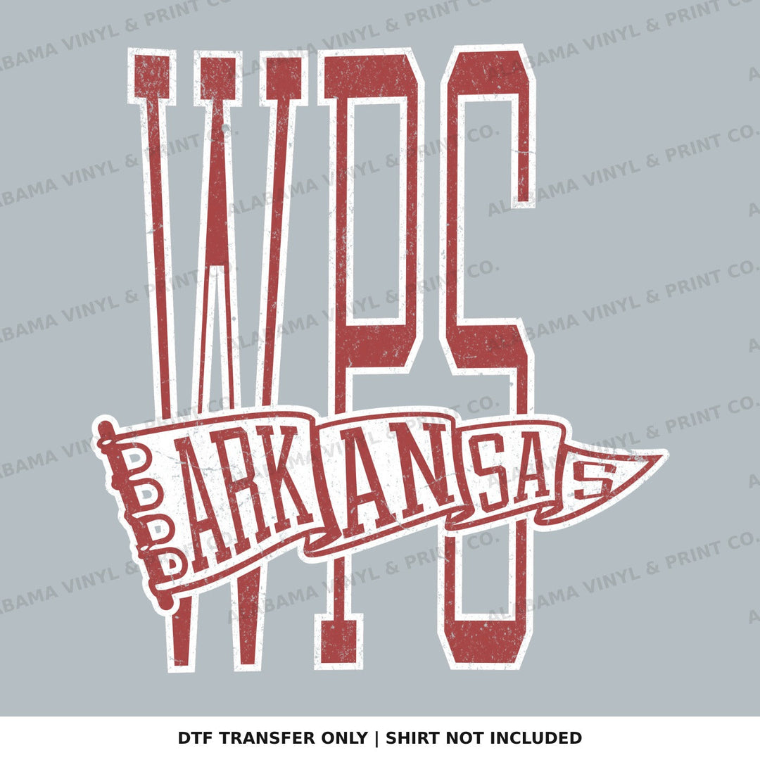 Arkansas WPS penant Alabama Vinyl