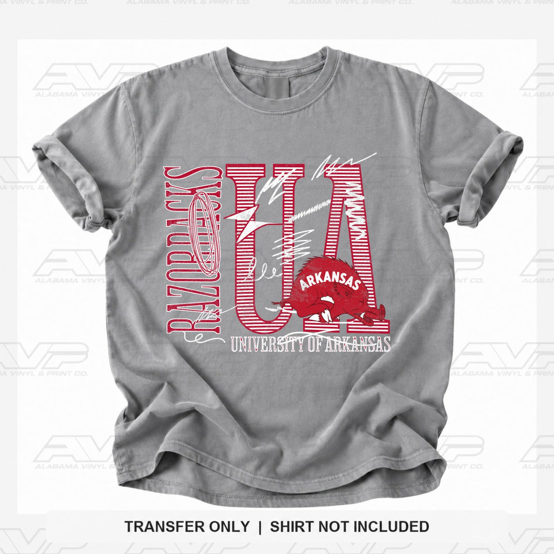 Arkansas UA Razorbacks Alabama Vinyl