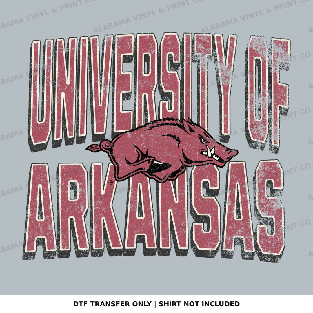 University of Arkansas Alabama Vinyl