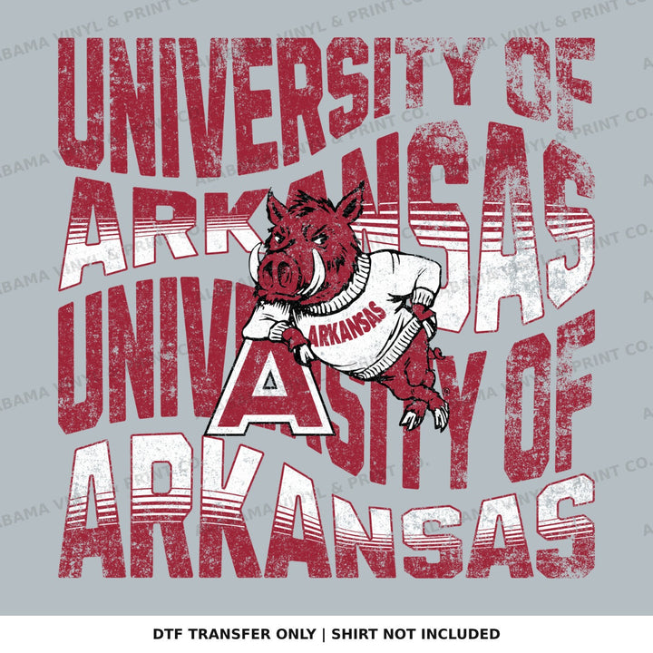 Arkansas Razorbacks Alabama Vinyl