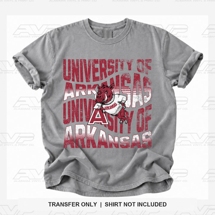 Arkansas Razorbacks Alabama Vinyl