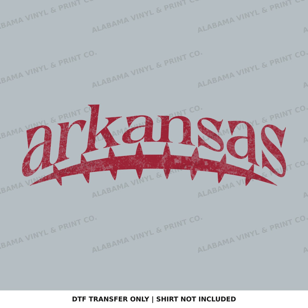 Arkansas Football Seams Alabama Vinyl