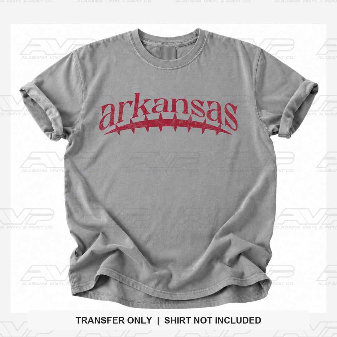 Arkansas Football Seams Alabama Vinyl