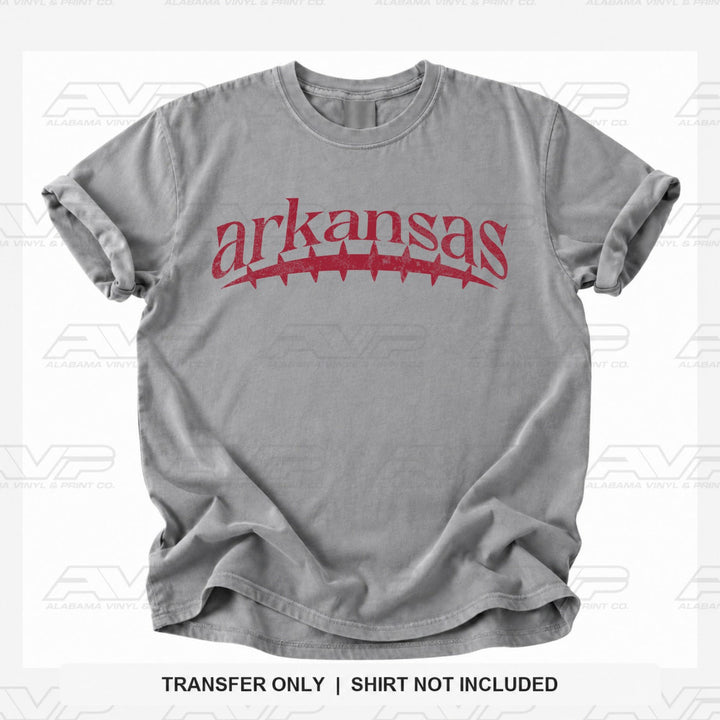 Arkansas Football Seams Alabama Vinyl