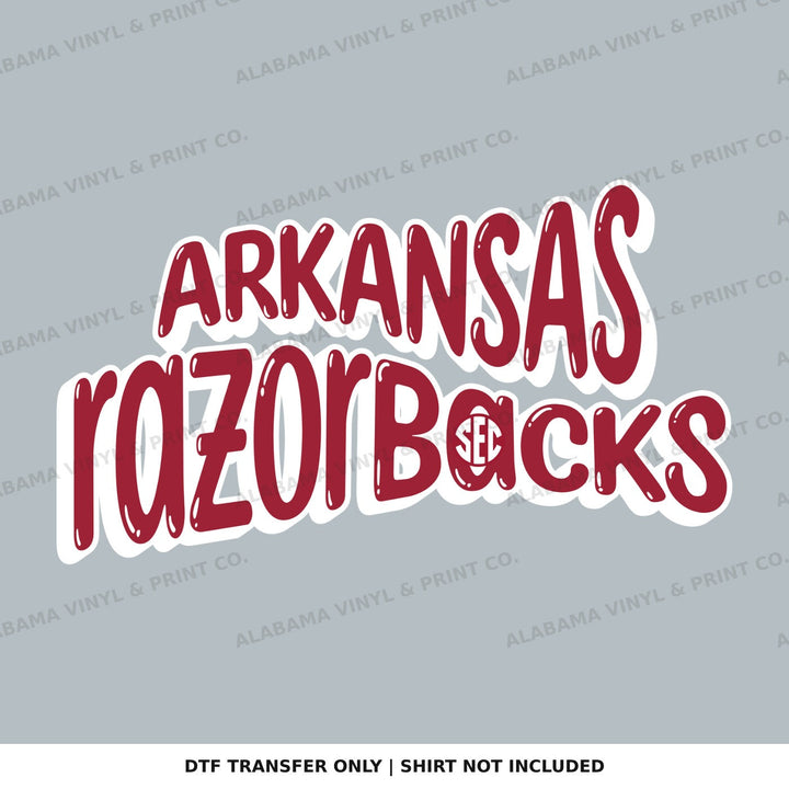 Arkansas SEC Fun & Funky Alabama Vinyl