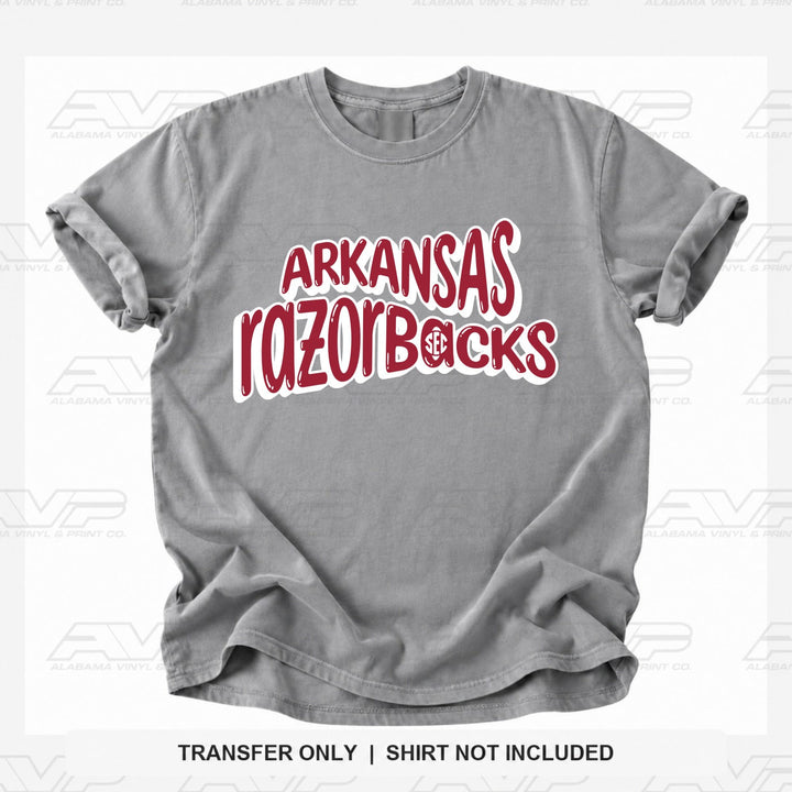 Arkansas SEC Fun & Funky Alabama Vinyl