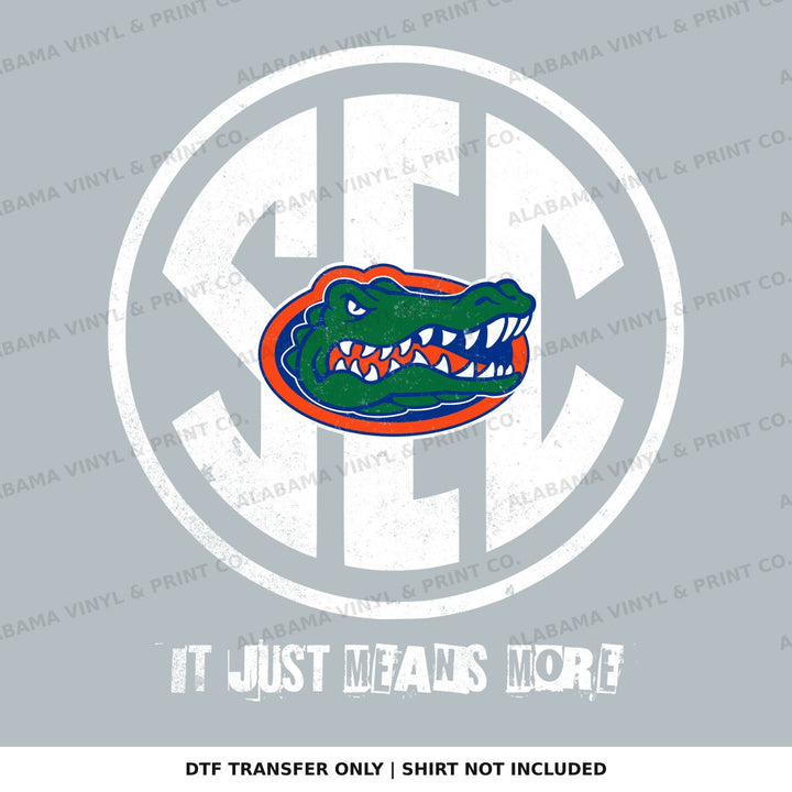 Florida Gators SEC Alabama Vinyl