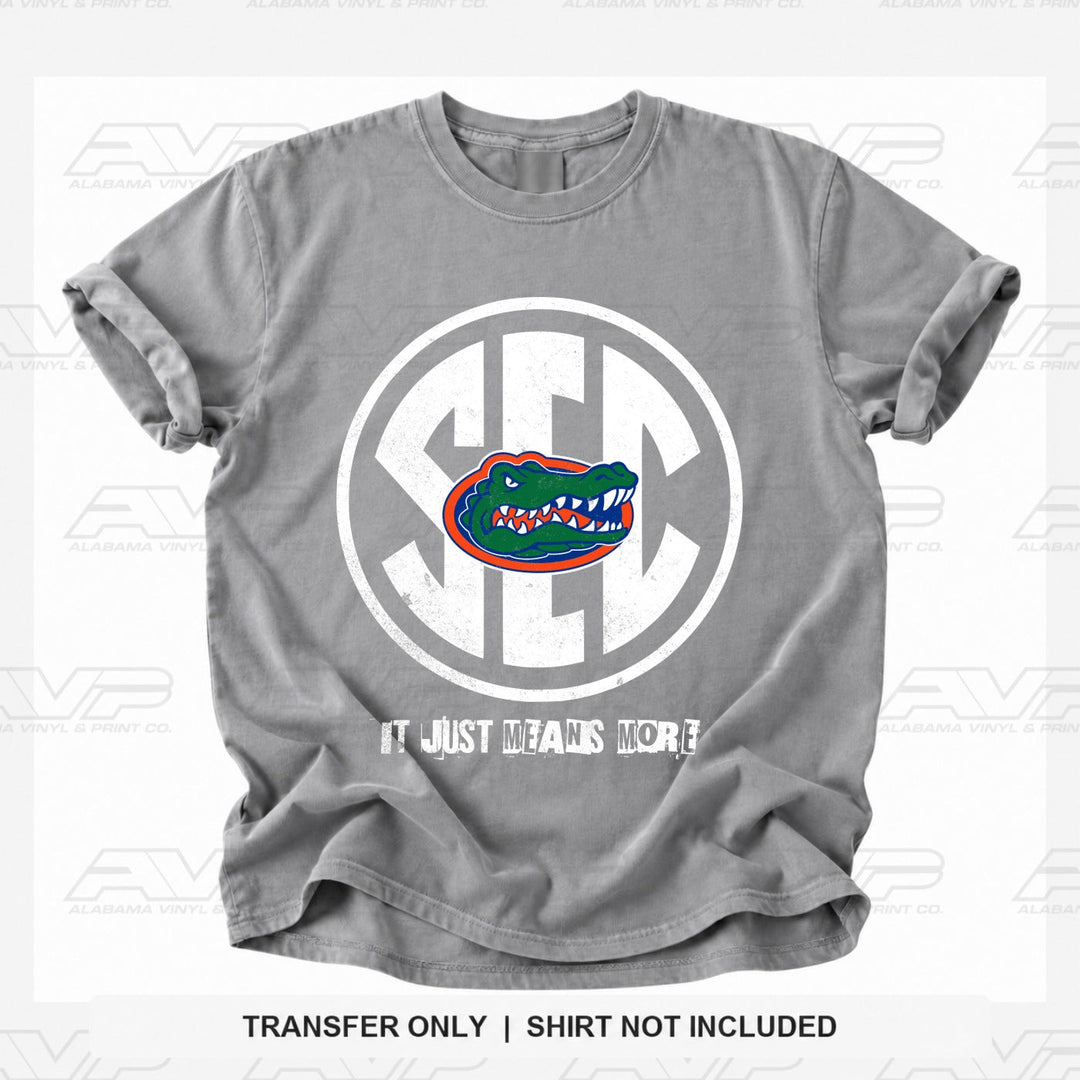 Florida Gators SEC Alabama Vinyl
