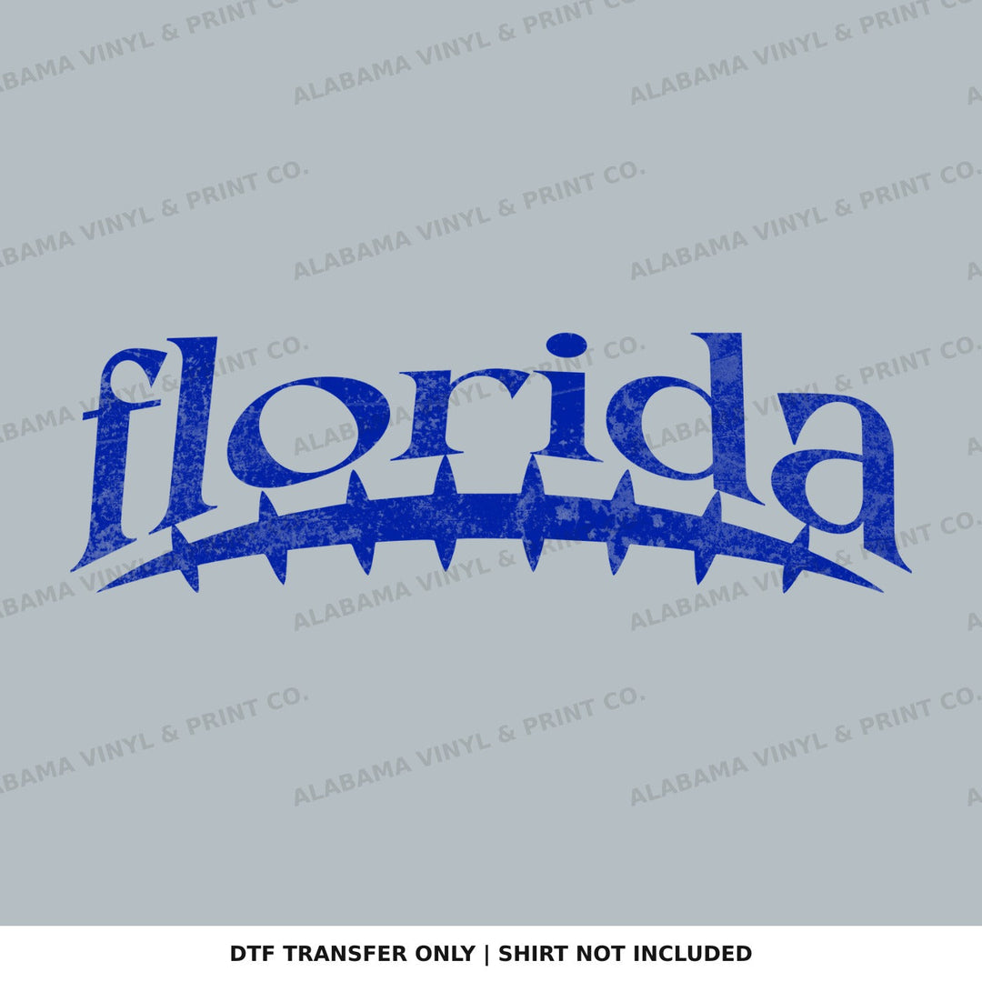 Florida Football Seams Alabama Vinyl