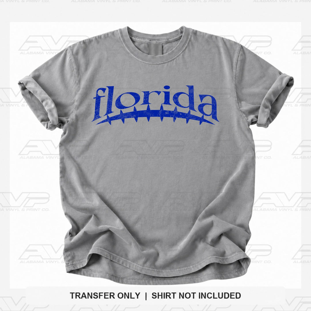 Florida Football Seams Alabama Vinyl