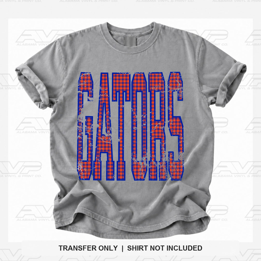 Florida Gators Gingham U Alabama Vinyl