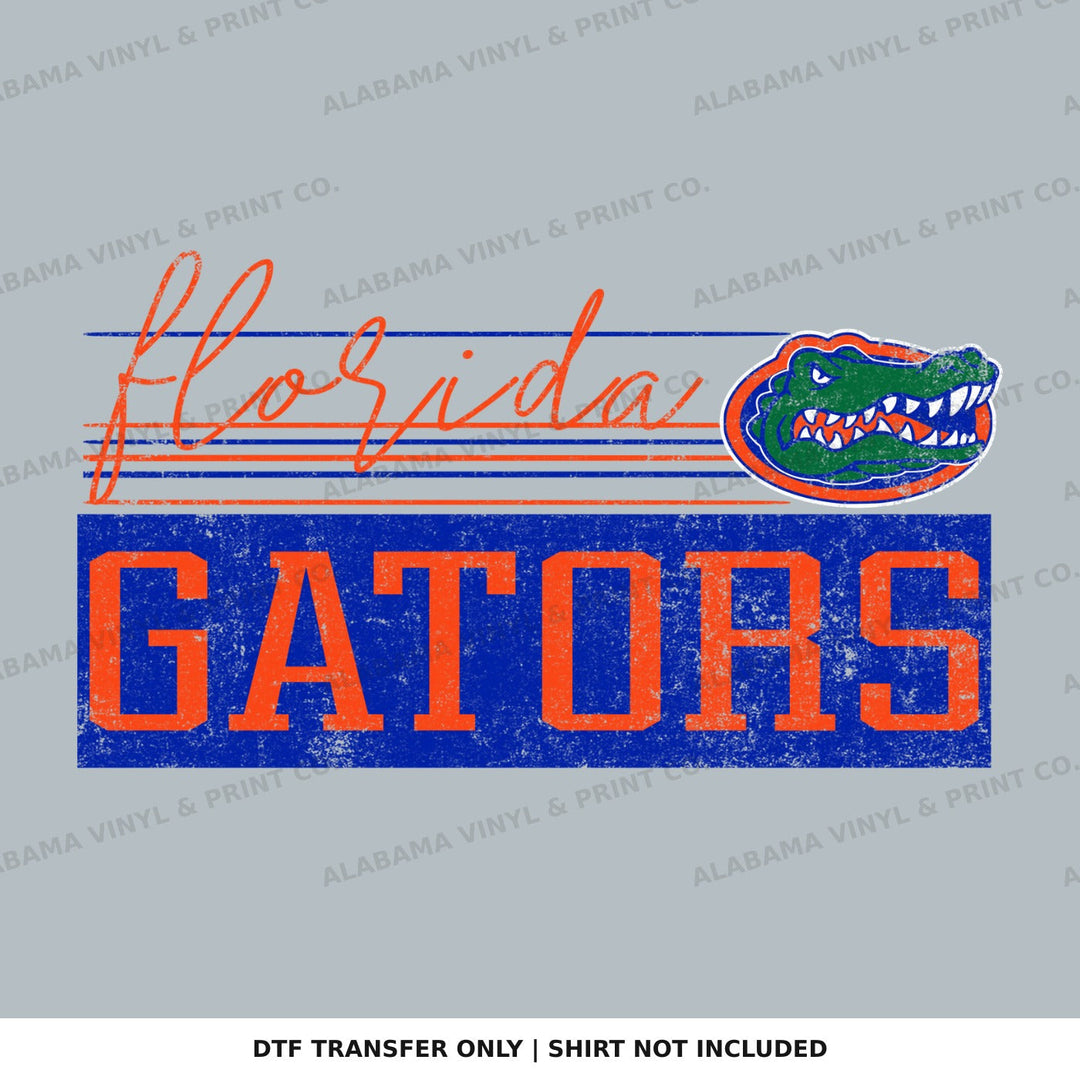 Florida Gators Retro Vibes Alabama Vinyl