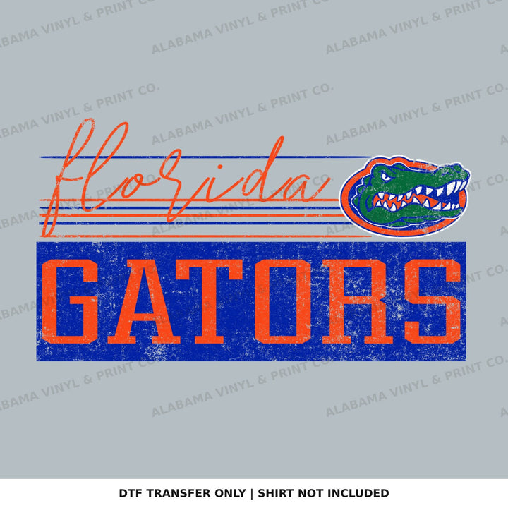 Florida Gators Retro Vibes Alabama Vinyl