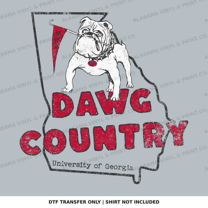 Georgia Dawg Country Alabama Vinyl
