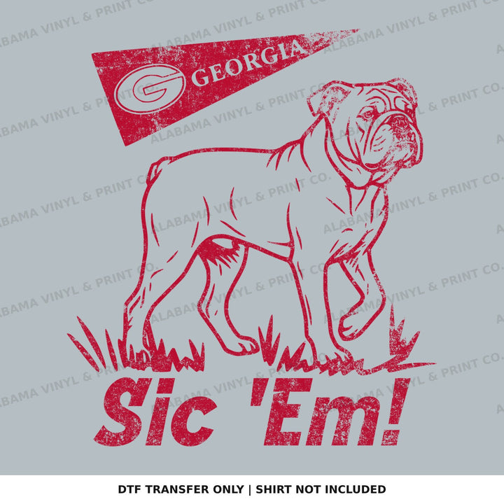 Georgia Bulldogs Alabama Vinyl