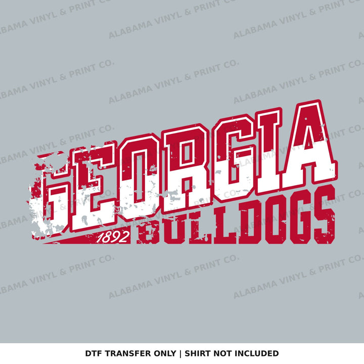 Georgia Bulldogs 1892 Alabama Vinyl