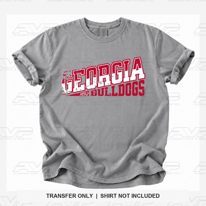 Georgia Bulldogs 1892 Alabama Vinyl