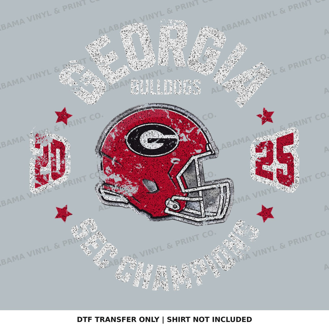 Georgia Bulldogs 25 Champs Alabama Vinyl