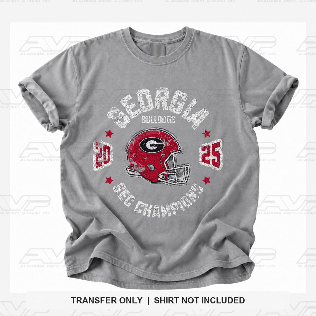 Georgia Bulldogs 25 Champs Alabama Vinyl
