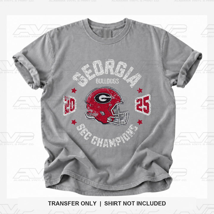 Georgia Bulldogs 25 Champs Alabama Vinyl